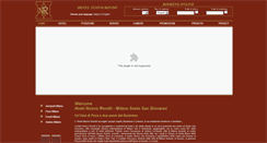 Desktop Screenshot of hotelnuovorondo.it